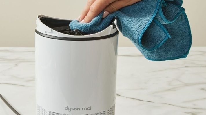 Quạt không có cánh nên cực kỳ dễ dàng vệ sinh lau chùi bụi bẩn